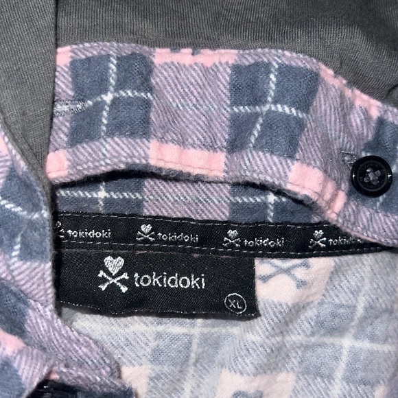 Tokidoki rare vintage flannel hoodie - Picture 4 of 6
